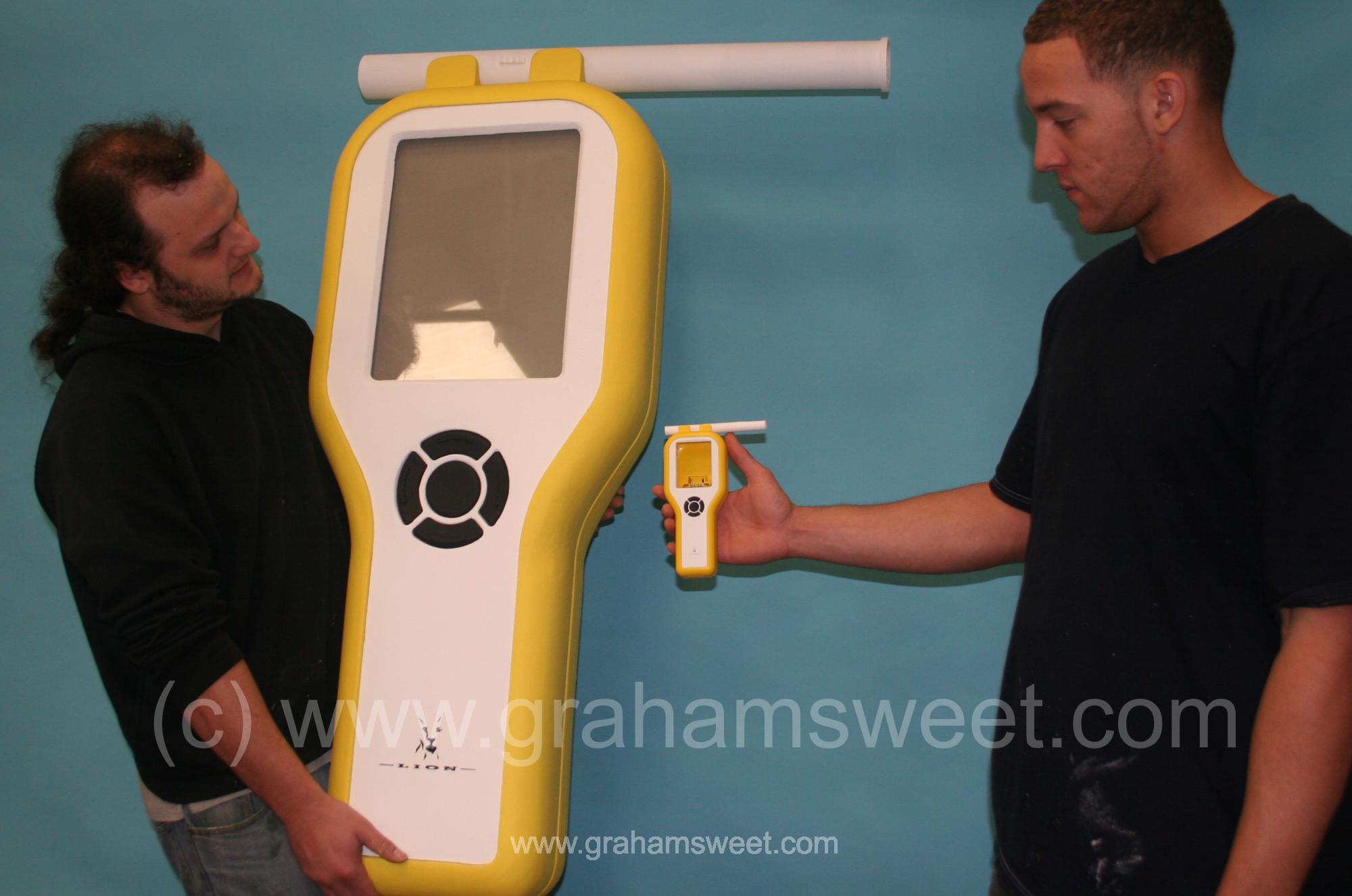 breathalyzer scale polystyrene model